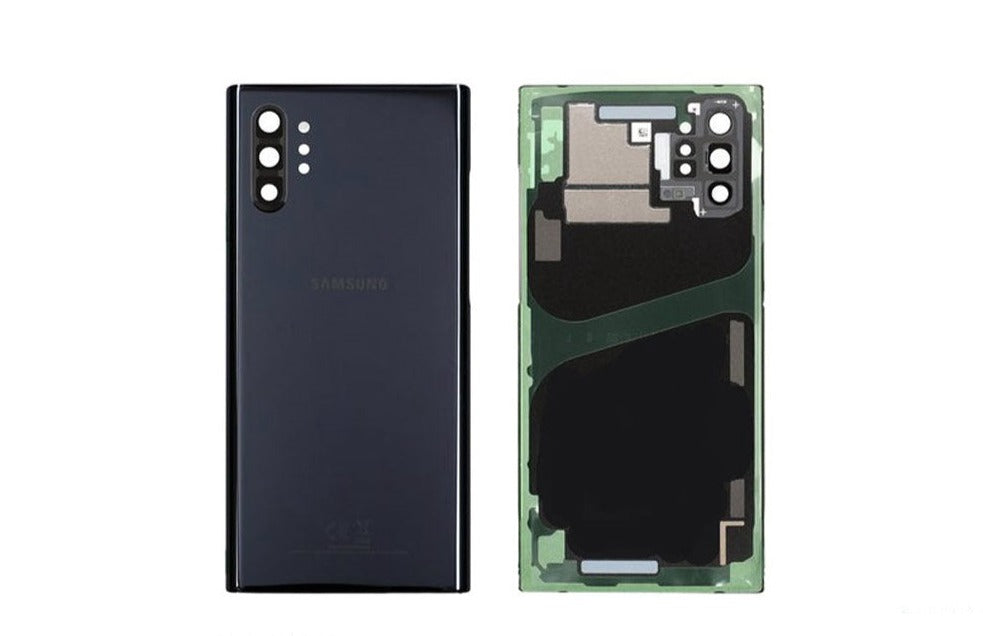 Rear Glass Back Cover for Samsung Galaxy Note 10 Plus 5G Black